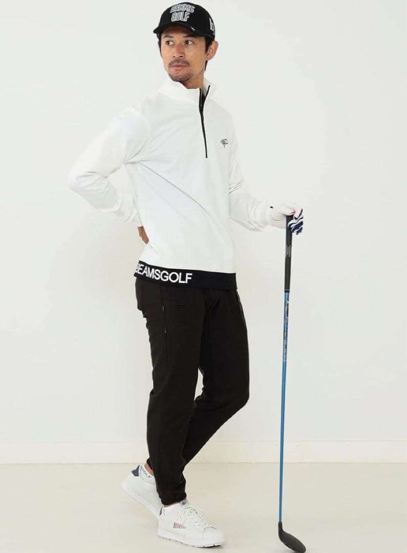 BEAMS GOLF メンズ　ハーフジップ プルオーバー　Lサイズ