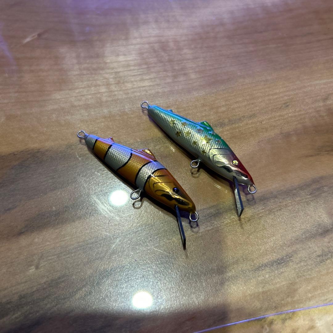 ハンドメイドミノー　ステイゴールド　50S セット