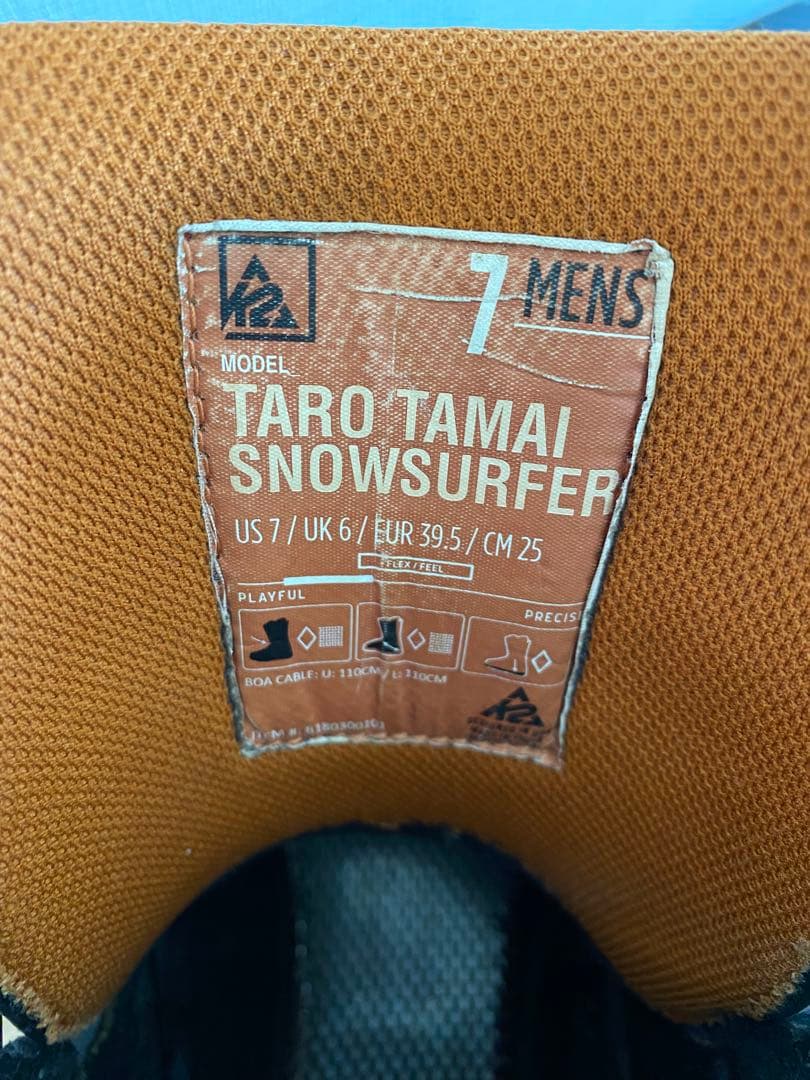 K2 TT ブーツTARO TAMAI SURFER スノーボードブーツ