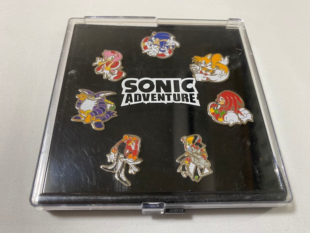 ソニックアドベンチャー ピンバッジセット SEGA 当時物 公式 SONIC