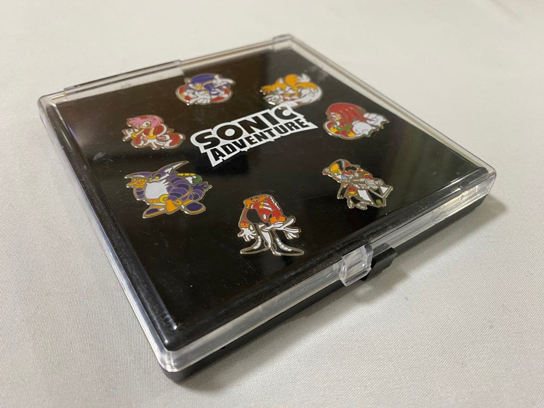 ソニックアドベンチャー ピンバッジセット SEGA 当時物 公式 SONIC
