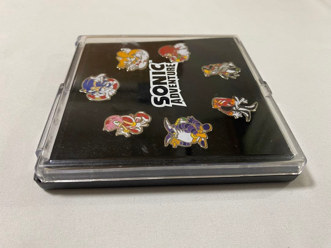ソニックアドベンチャー ピンバッジセット SEGA 当時物 公式 SONIC