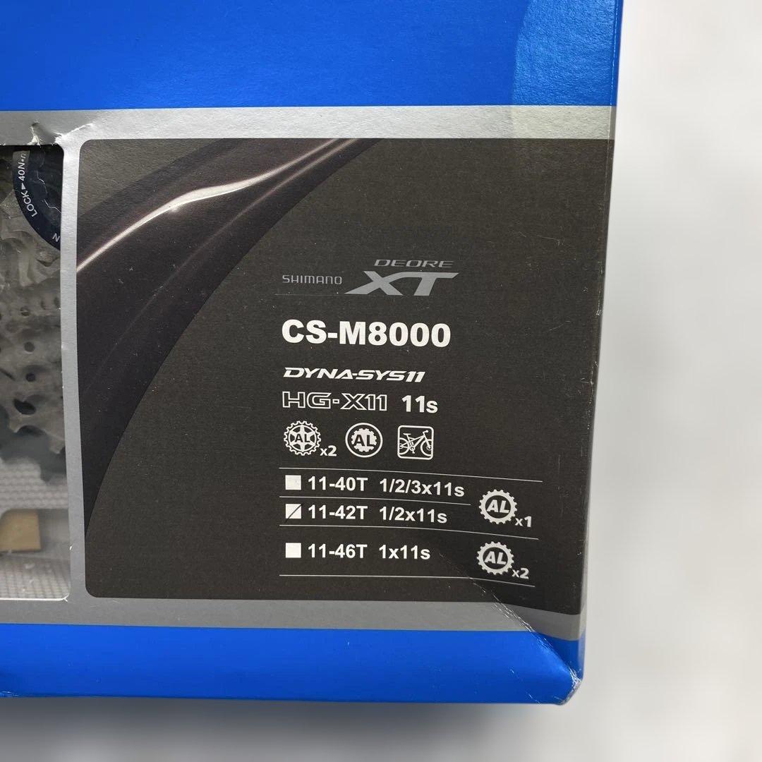 未使用 DEORE XT CS-M8000 11-42T 1/2×11s