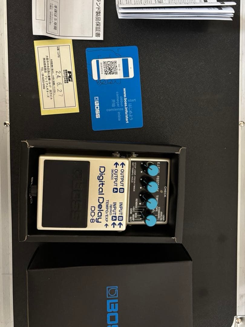 ギター BOSS degital delay dd-8