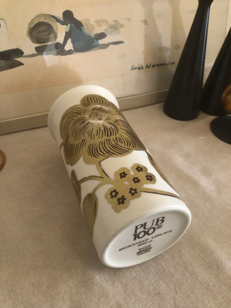 限定品　限定１０００個　Arabia アラビア　PUB100 花瓶　アンティーク