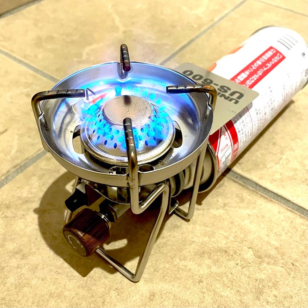 廃盤品 ユニフレーム UNIFLAME ミニバーナー US-600 アウトドア
