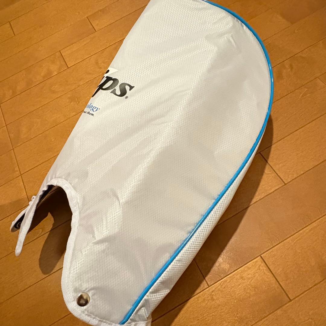 【新品未使用】エリートグリップ　軽量 スタンドキャディバッグ　ホワイト／ブルー