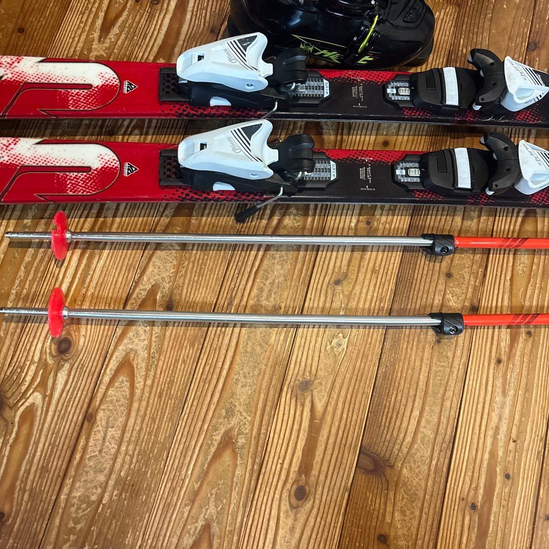 K2 スキーセット 赤と黒