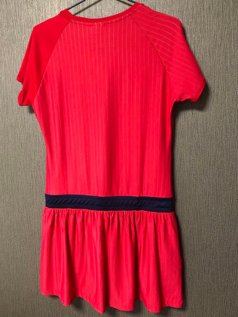 FILA フィラ　テニスウエア ワンピース　Lサイズ　タグ付き新品　レッド