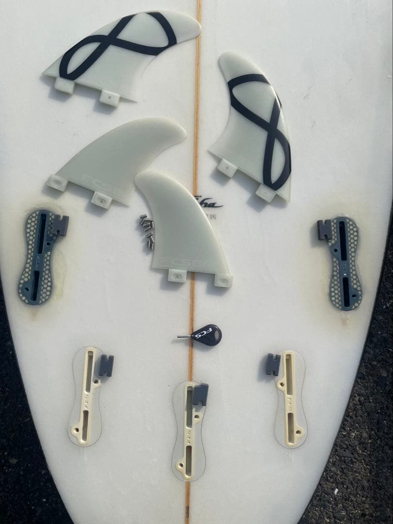Aloha Black Bean ショートボード 6'4\"