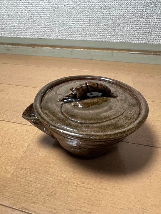 693 希少　虫明焼　備前焼　宝瓶　5客　未使用　　　有田焼