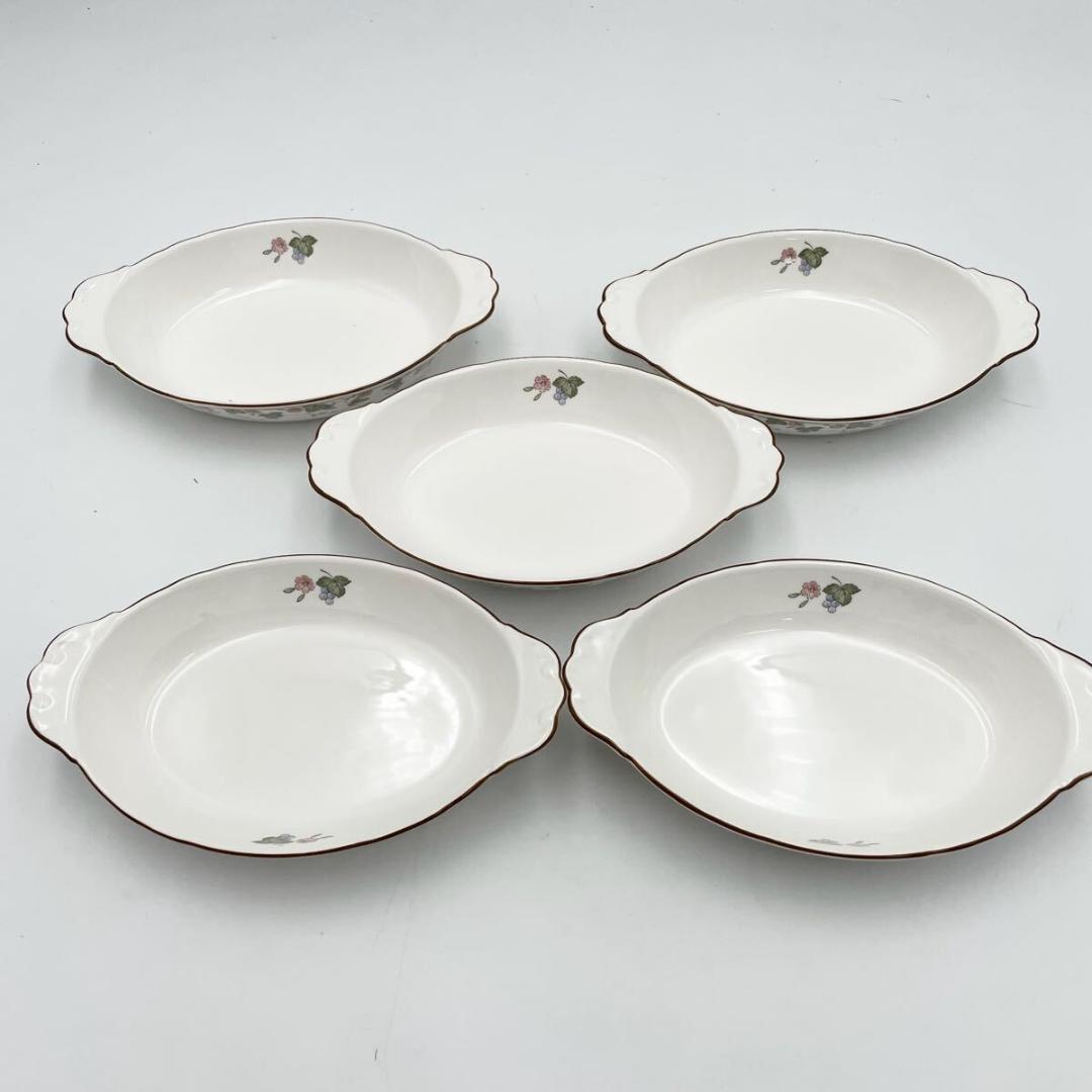 新品未使用 Noritake ノリタケ 小皿 中皿 深小皿 グラタン皿 箱付き