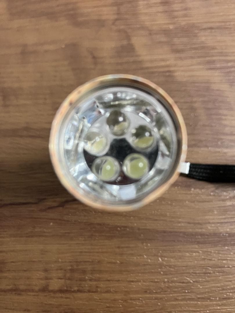 【中古良品】ミニポータブルライト×各種72本(9＆5＆3LED・電池226本付)