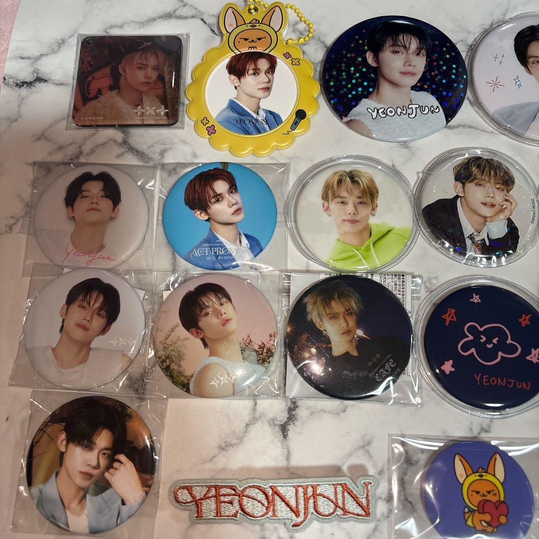 TXT YEONJUN ヨンジュン 缶バッジ キーホルダー セット