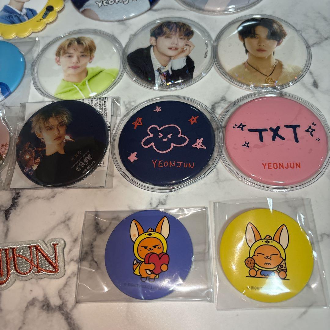 TXT YEONJUN ヨンジュン 缶バッジ キーホルダー セット