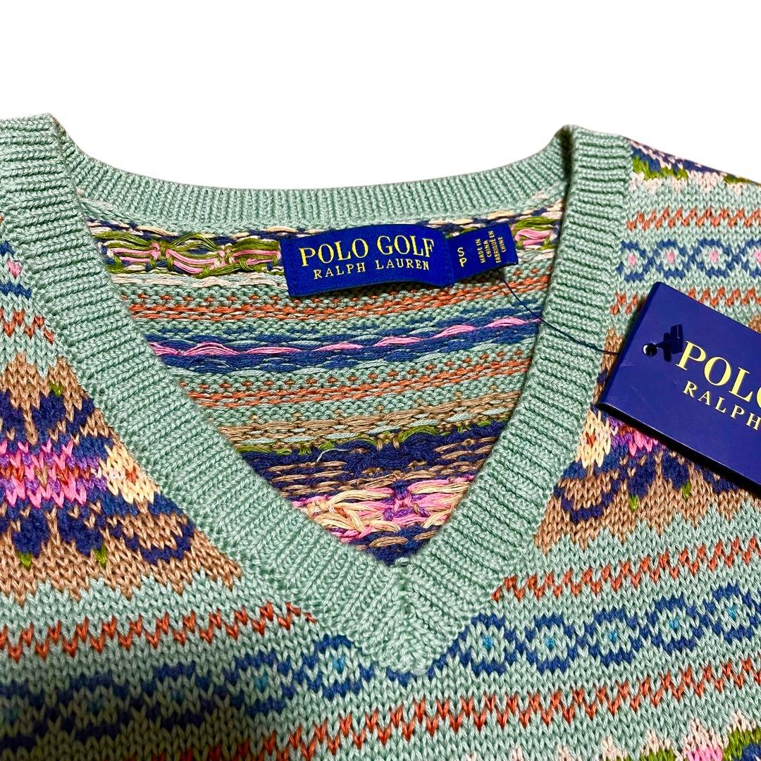 未使用 POLO GOLF ラルフローレン フェアアイル セーター　ニット S