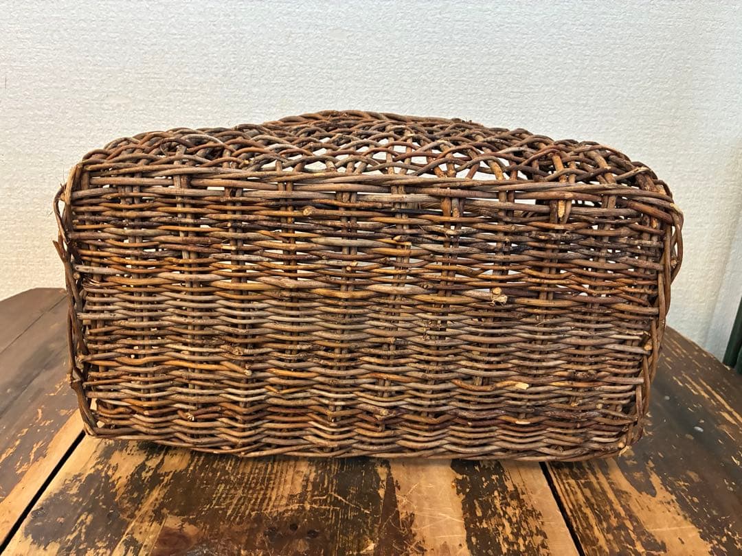 あけび　バスケット　籠　カゴバック　レトロ　かご