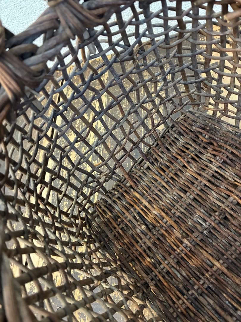 あけび　バスケット　籠　カゴバック　レトロ　かご