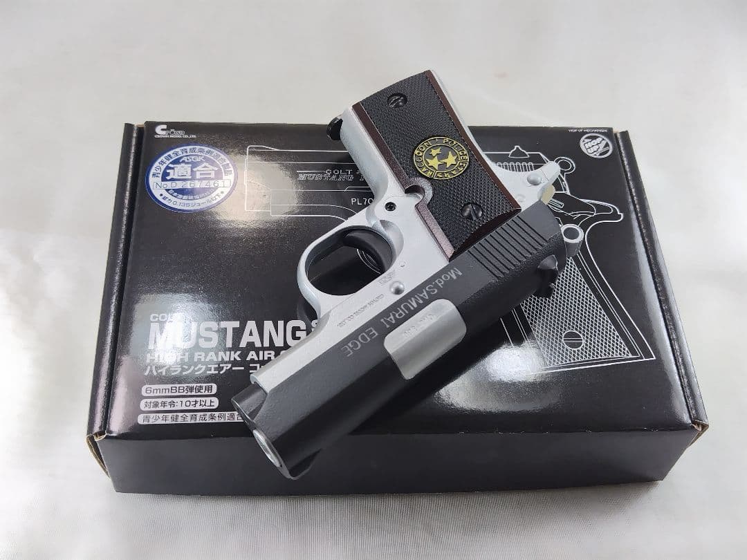 クラウン COLT MUSTANG STARSバイオハザードタイプ エアコキ