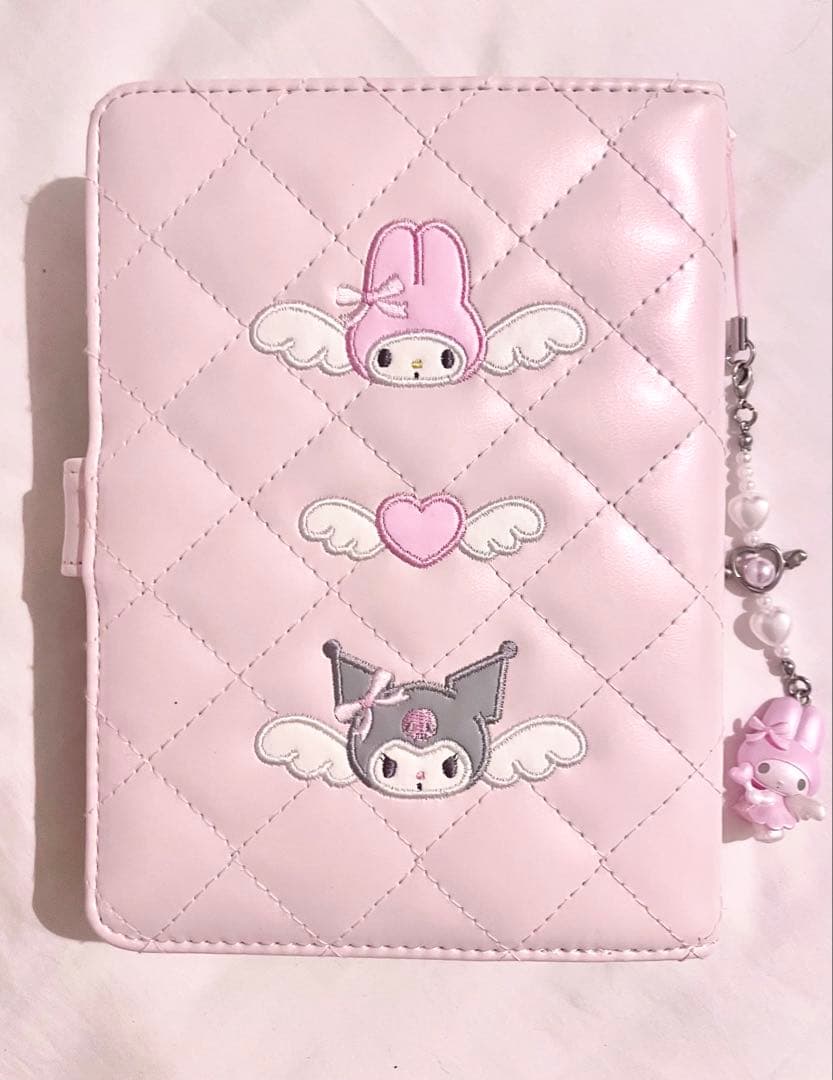 正規品 サンリオ 夢みるエンジェル ピンク バインダー&マイメロストラップセット