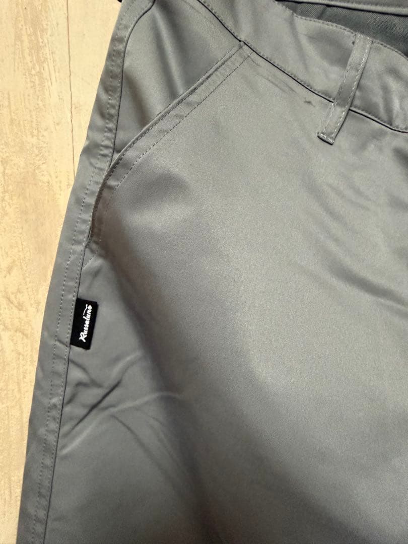 【N.】ラッセルノ ゴルフ パンツ 6 XL グレー 編み上げルチャスカル