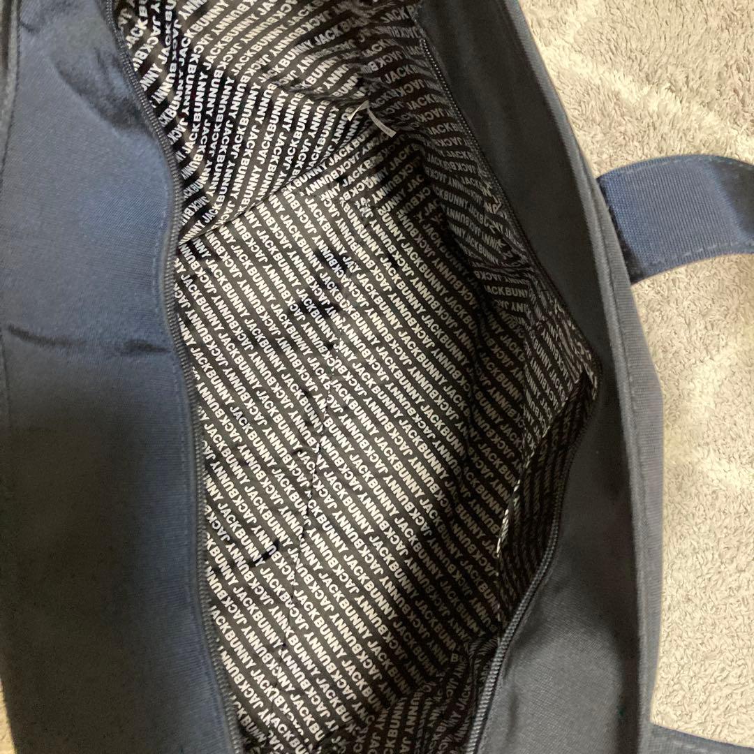 JACKBUNNY ネイビー トートバッグ