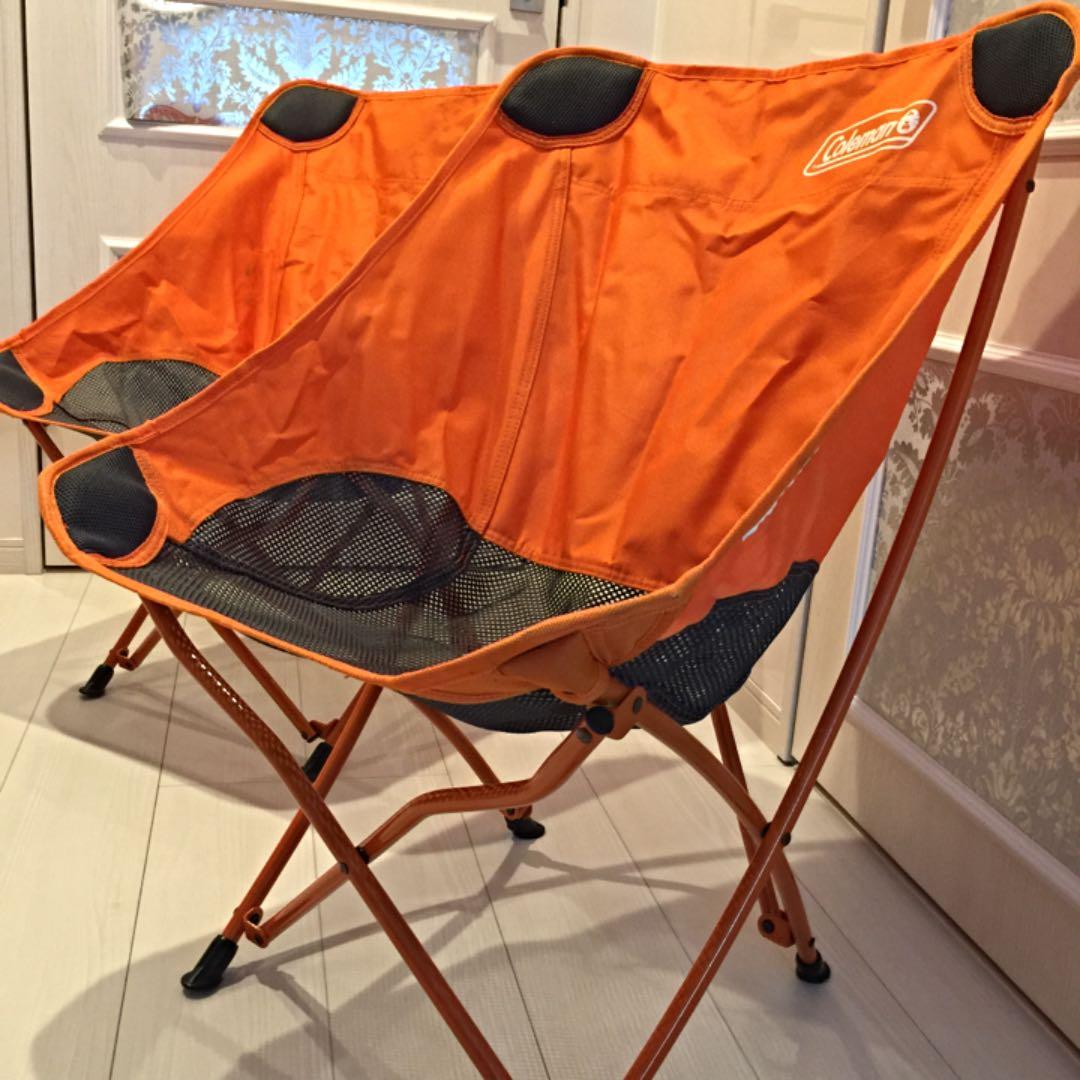Coleman 折畳 チェアー 2脚 セット 保存袋付