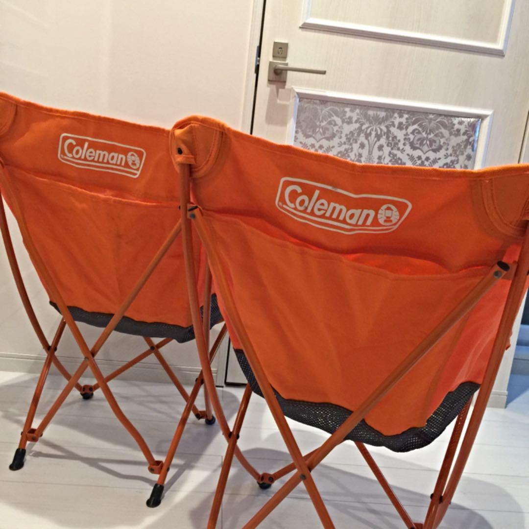 Coleman 折畳 チェアー 2脚 セット 保存袋付