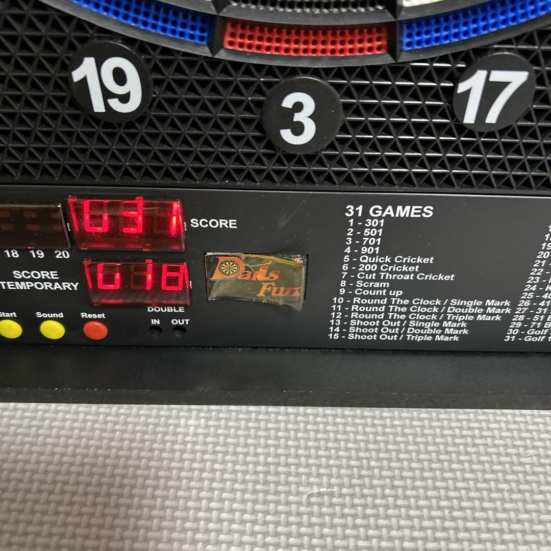 ダーツゲーム　ソフトチップ　ダーツ　木製　サウンド　カウントアップ　ゼロワン