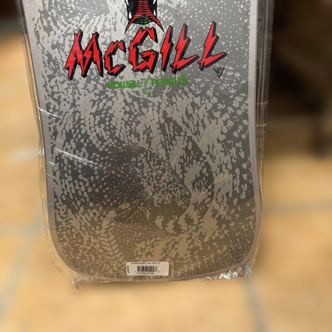 Powell Mike Mcgil Silver スケボーデッキ　10㌅　復刻版