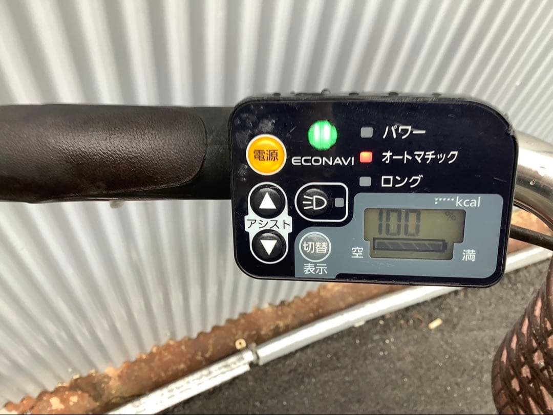 パナソニック新機種電動アシスト自転車vivi26インチレッドボディー