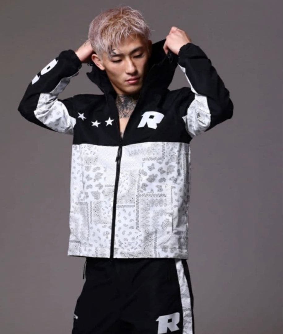 完売品●RIZIN 2XL 平本蓮モデル着用 ホワイト／ブラック　ジャケット