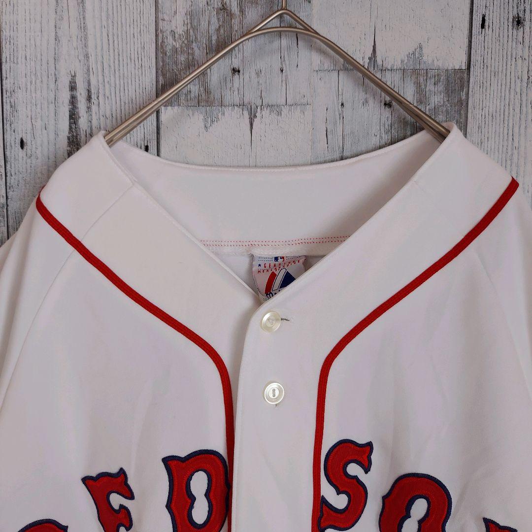 MLB マジェスティック レッドソックス No.24 ユニフォーム XL 白赤
