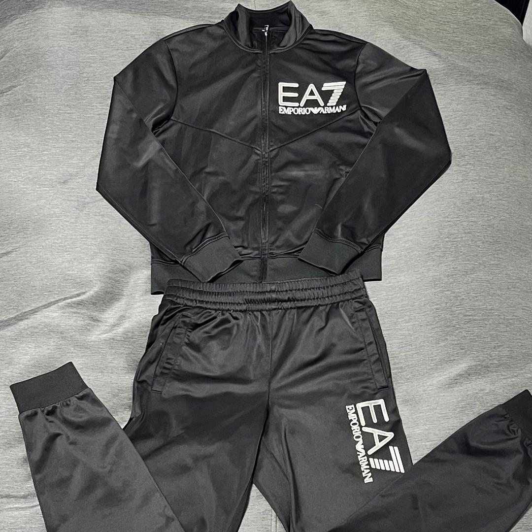 EA7 Emporio Armani ジャージ上下セット 44 XS ブラック