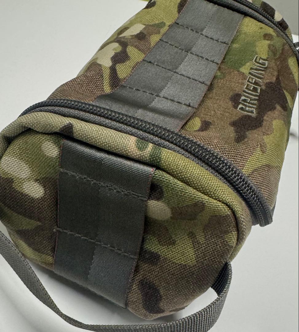 【美品】BRIEFING ブリーフィング ポーチ カモフラ 迷彩 小物入れ