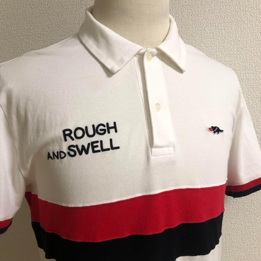 ラフアンドスウェル★ポロシャツ 日本製 ホワイト XLサイズ