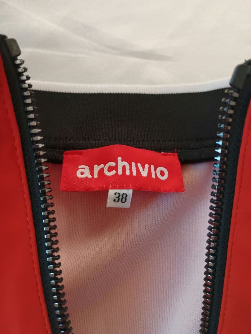 新品　archivio ゴルフウェア　ブルゾンアウター　オレンジ　サイズ 38