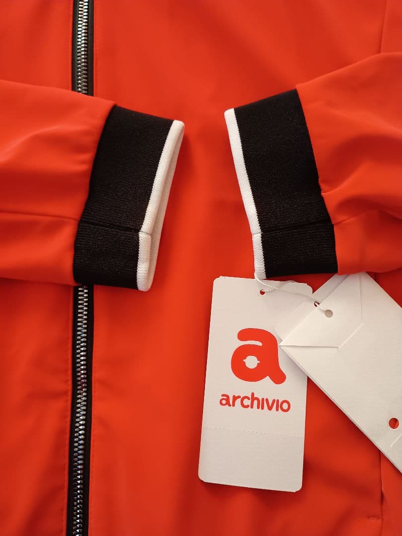 新品　archivio ゴルフウェア　ブルゾンアウター　オレンジ　サイズ 38