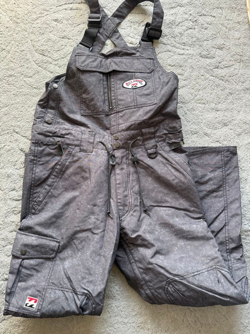 BILLABONG TADASHI FUSE監修 ビブパンツ L グレー系