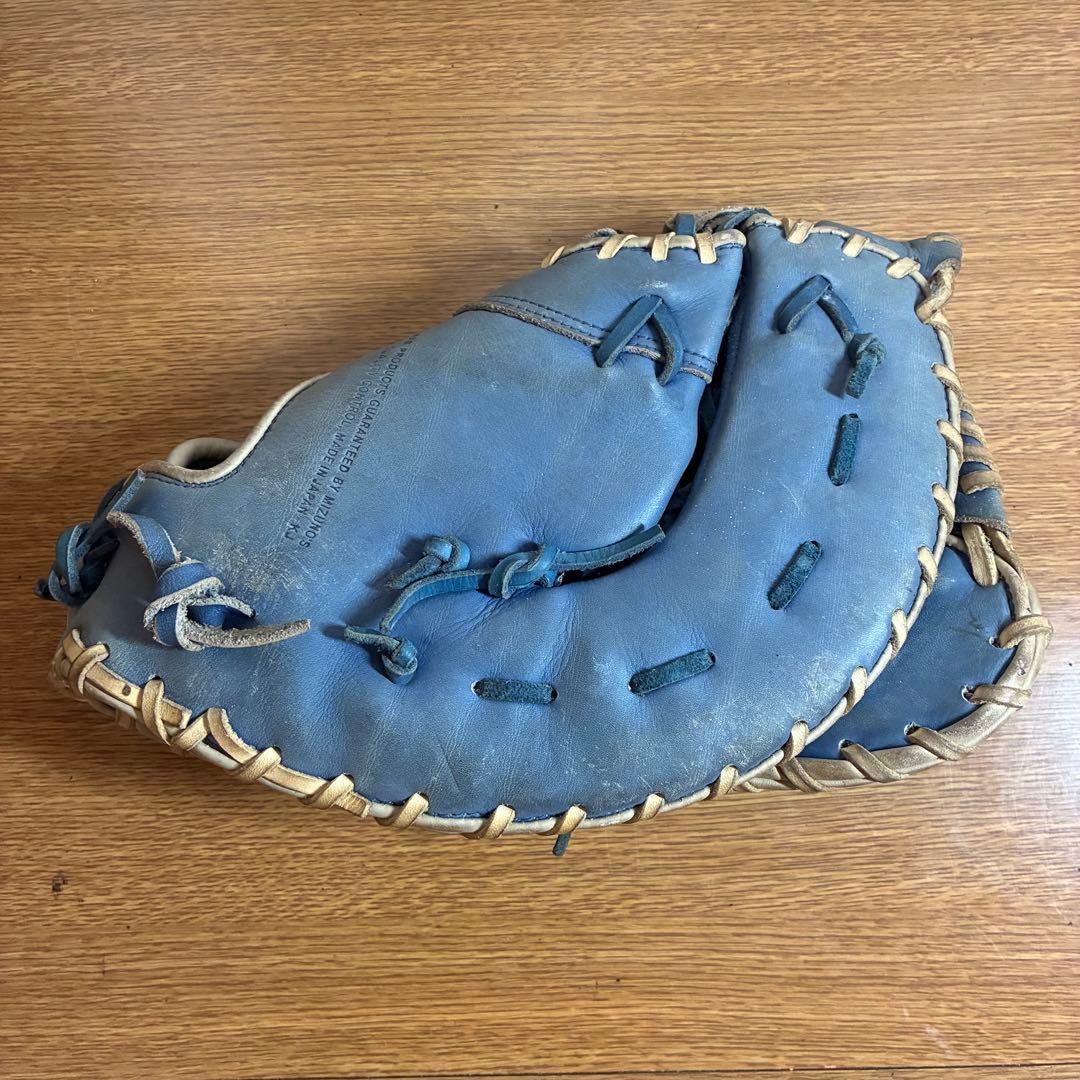 ミズノ ビューリーグ 一般軟式 ファーストミット 左投げ 日本製 良品