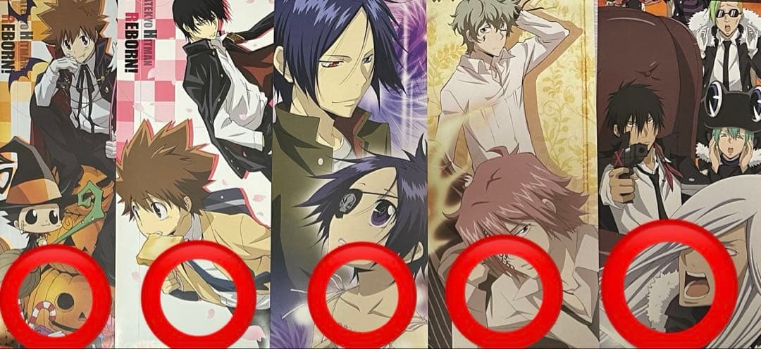 家庭教師ヒットマンリボーン キャラポスコレクション スティックポスター 17点