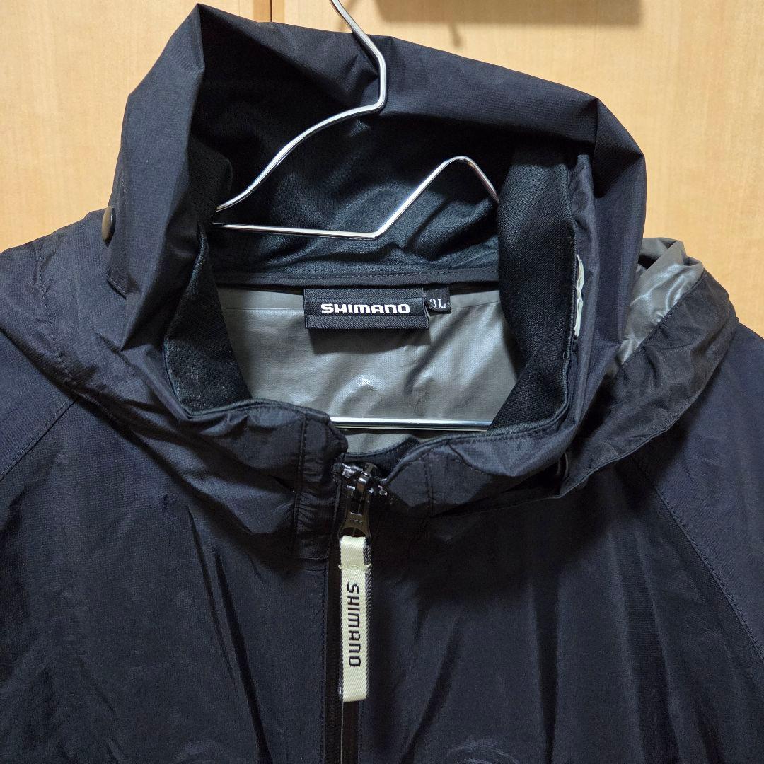 【美品】シマノGORE-TEX Paclite　3L ショート丈　ブラック