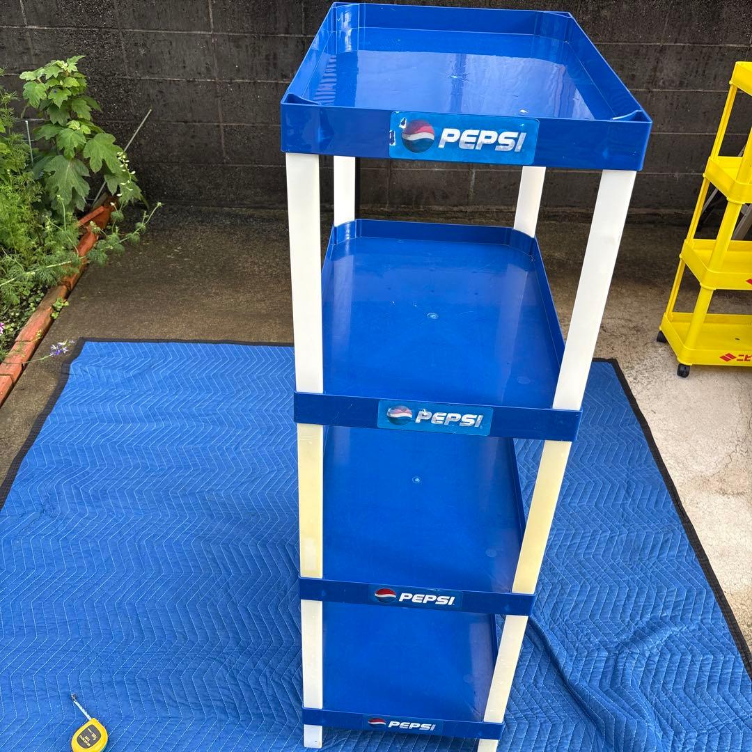 C013 PEPSI 3段スチールラック