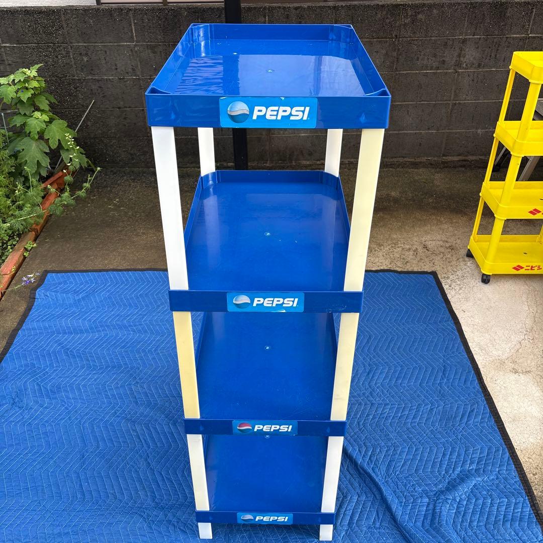 C013 PEPSI 3段スチールラック