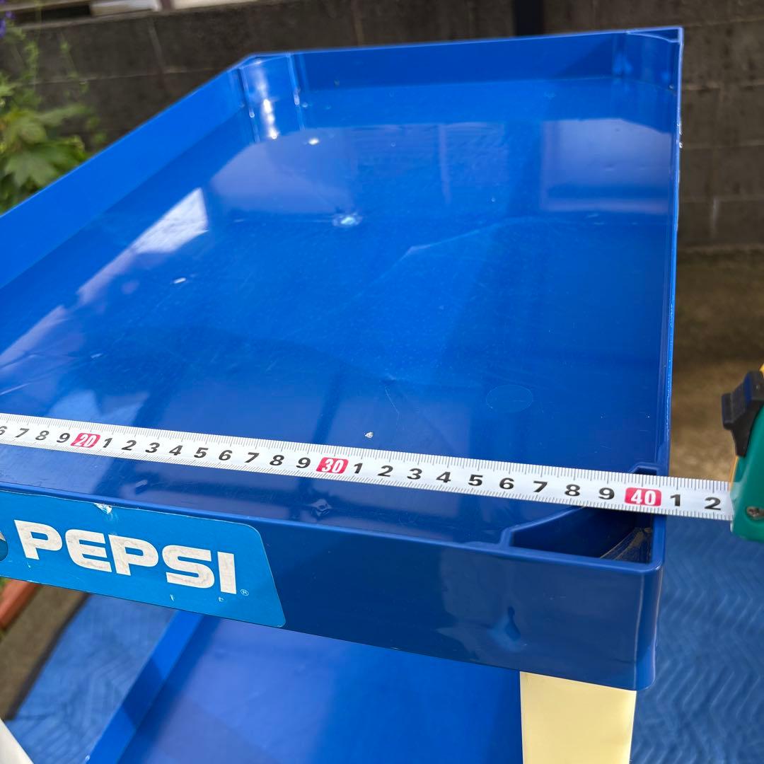 C013 PEPSI 3段スチールラック