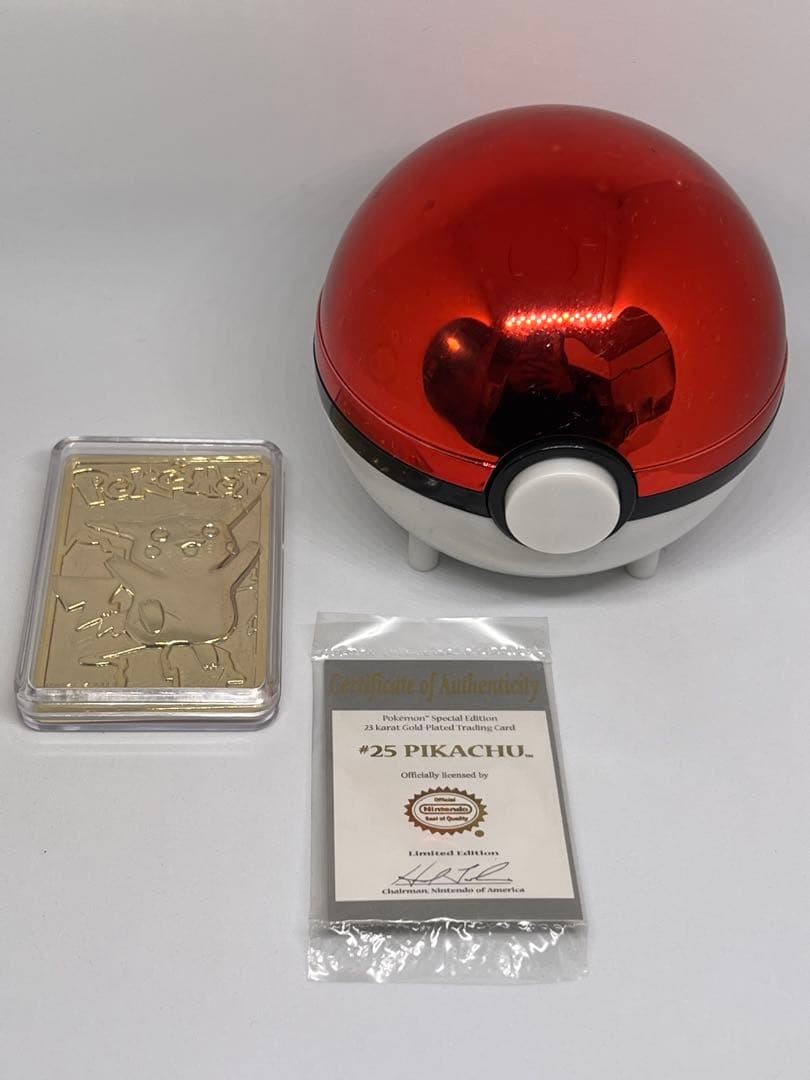 Pokemon 23K ゴールドカードBurger King ピカチュウ