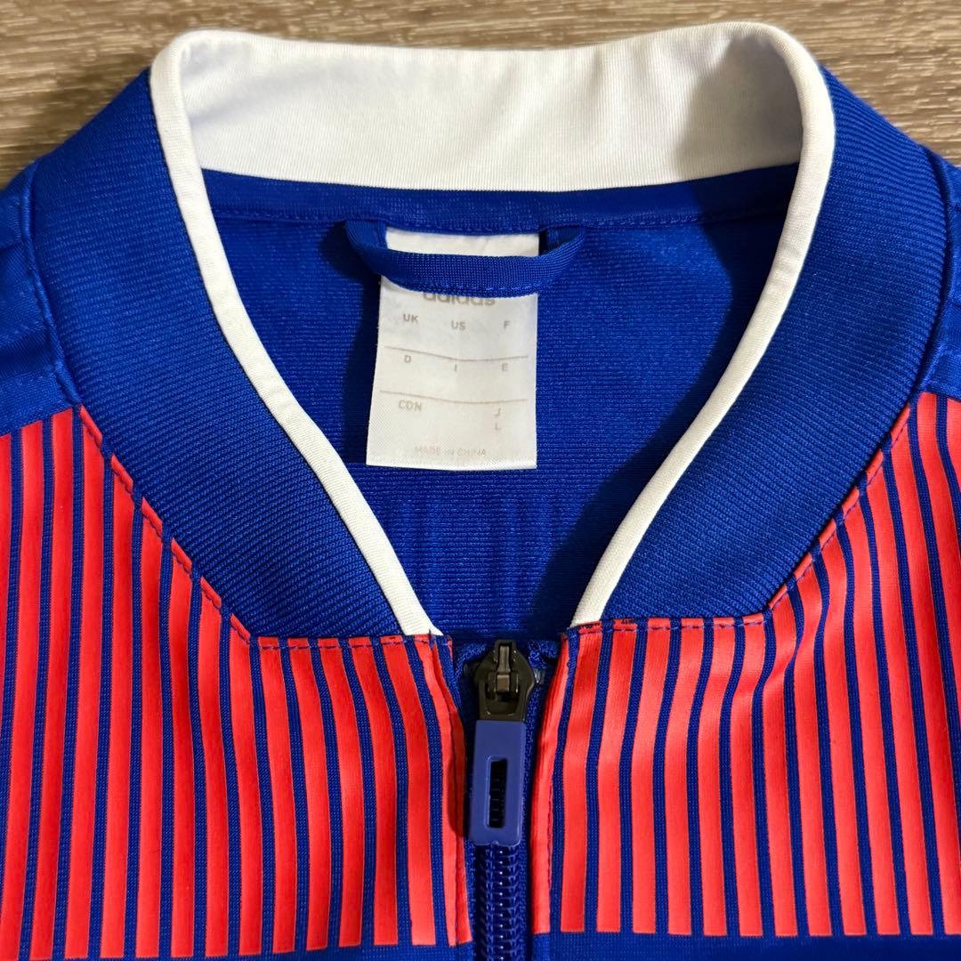 希少品 adidas サッカー フランス代表 ジャージ トラックジャケット L