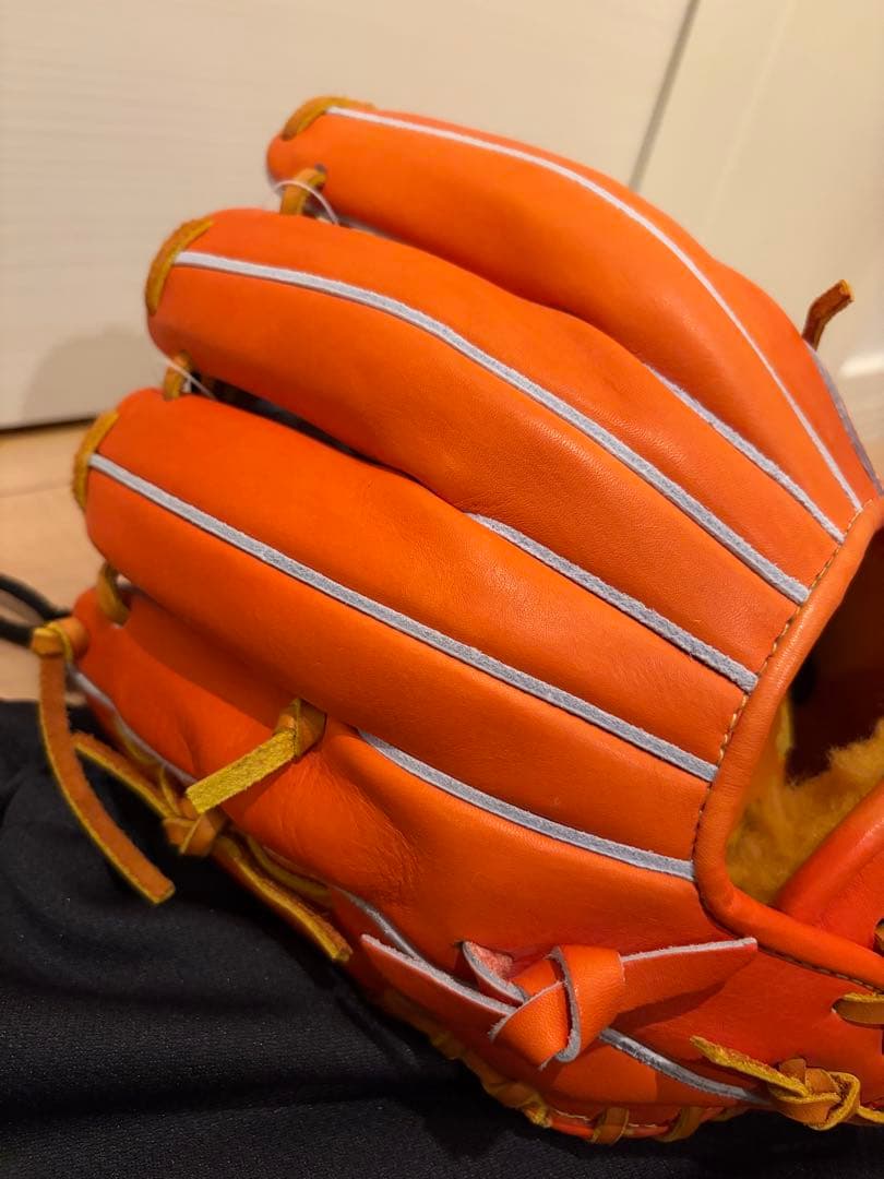 Mizuno Pro 硬式グローブ オレンジ