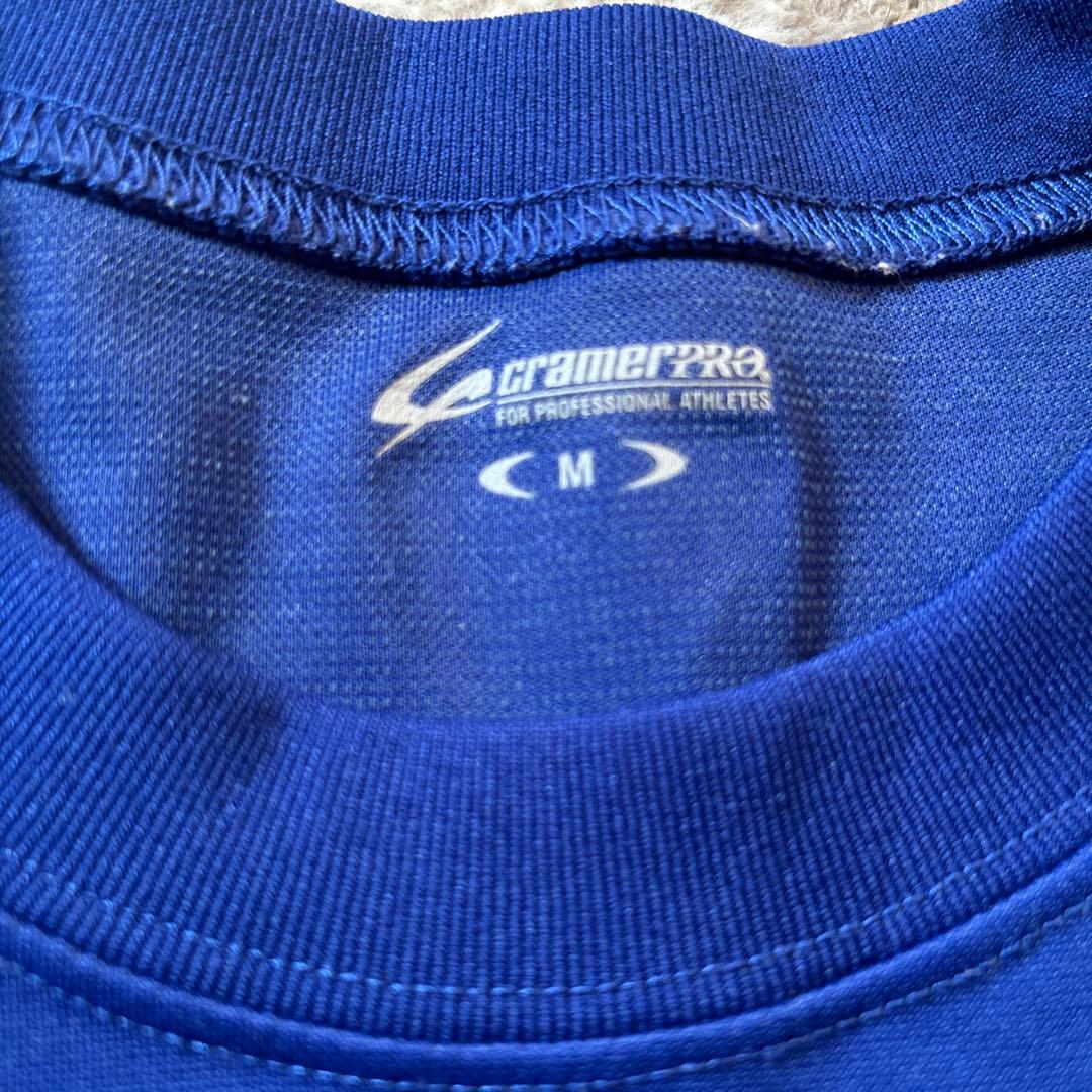 バドミントン Tシャツ 半袖 青 限定 ふたば未来 桃田