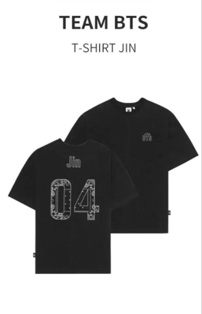 TEAM BTS ナンバーTシャツ BTS JIN